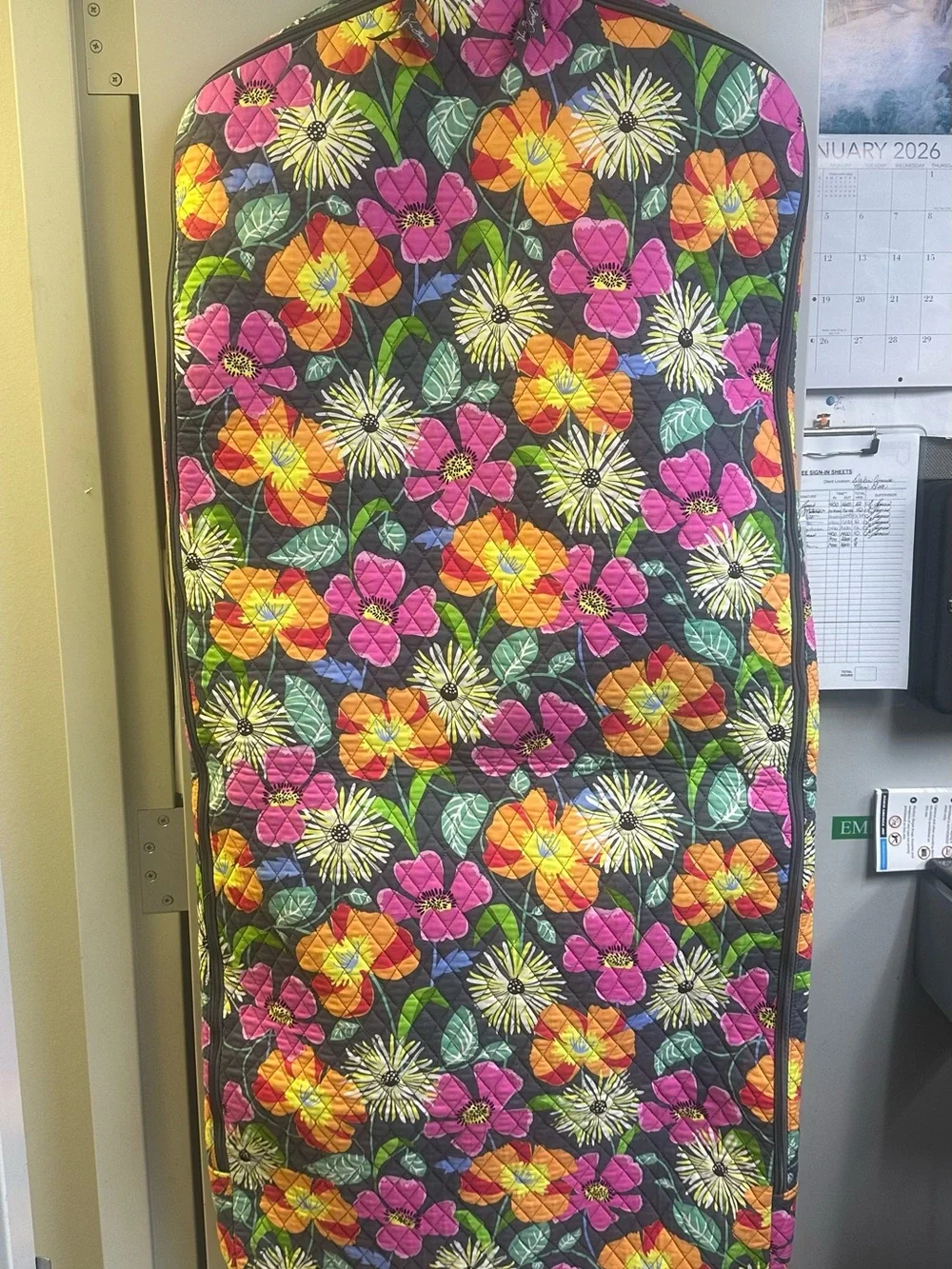 Vera Bradley Quilted Garment Bag - Picture 2 of 7